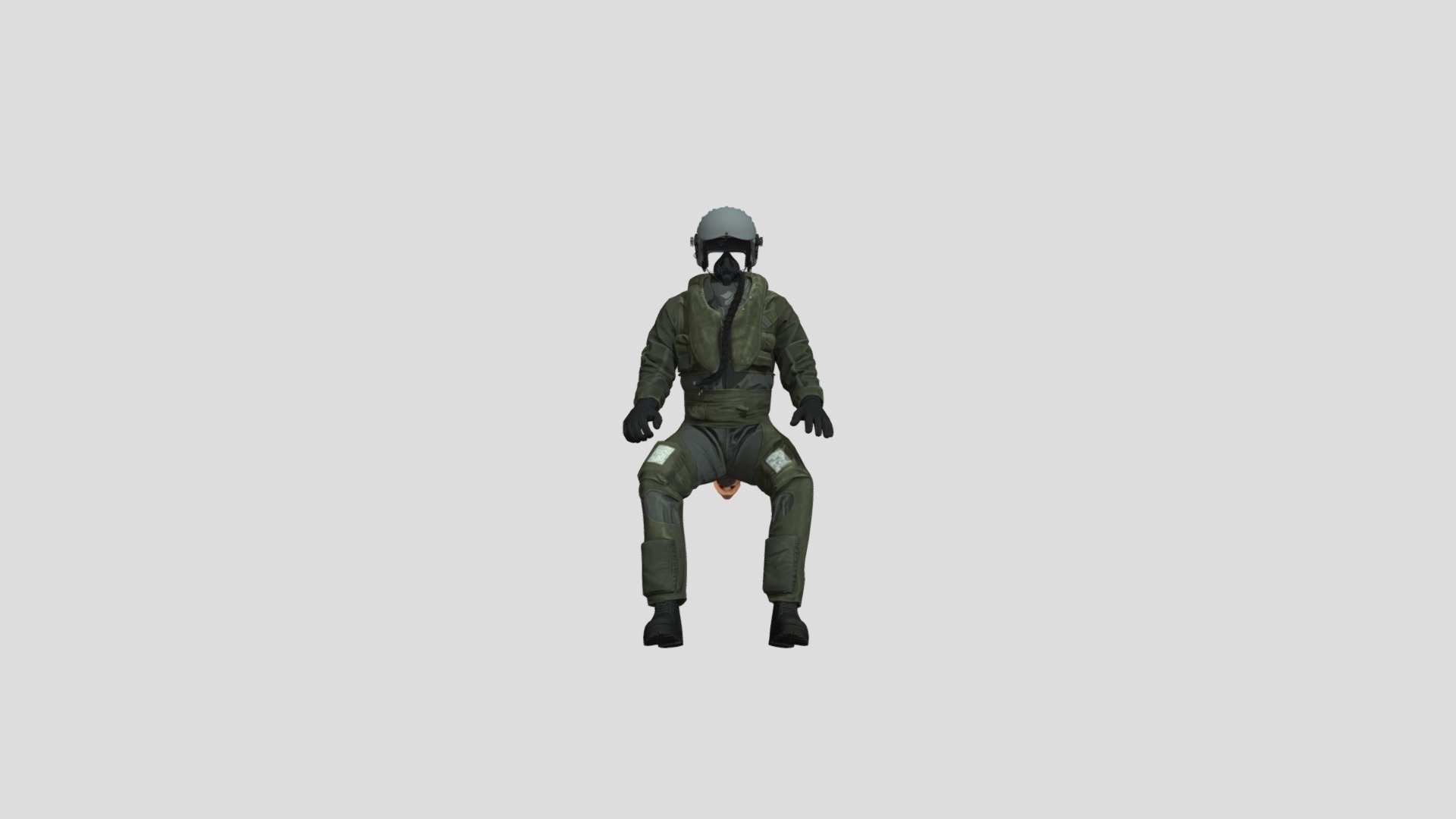 RAAF Pilot (Offset Head) Late (War Thunder) - Download Free 3D model by ...