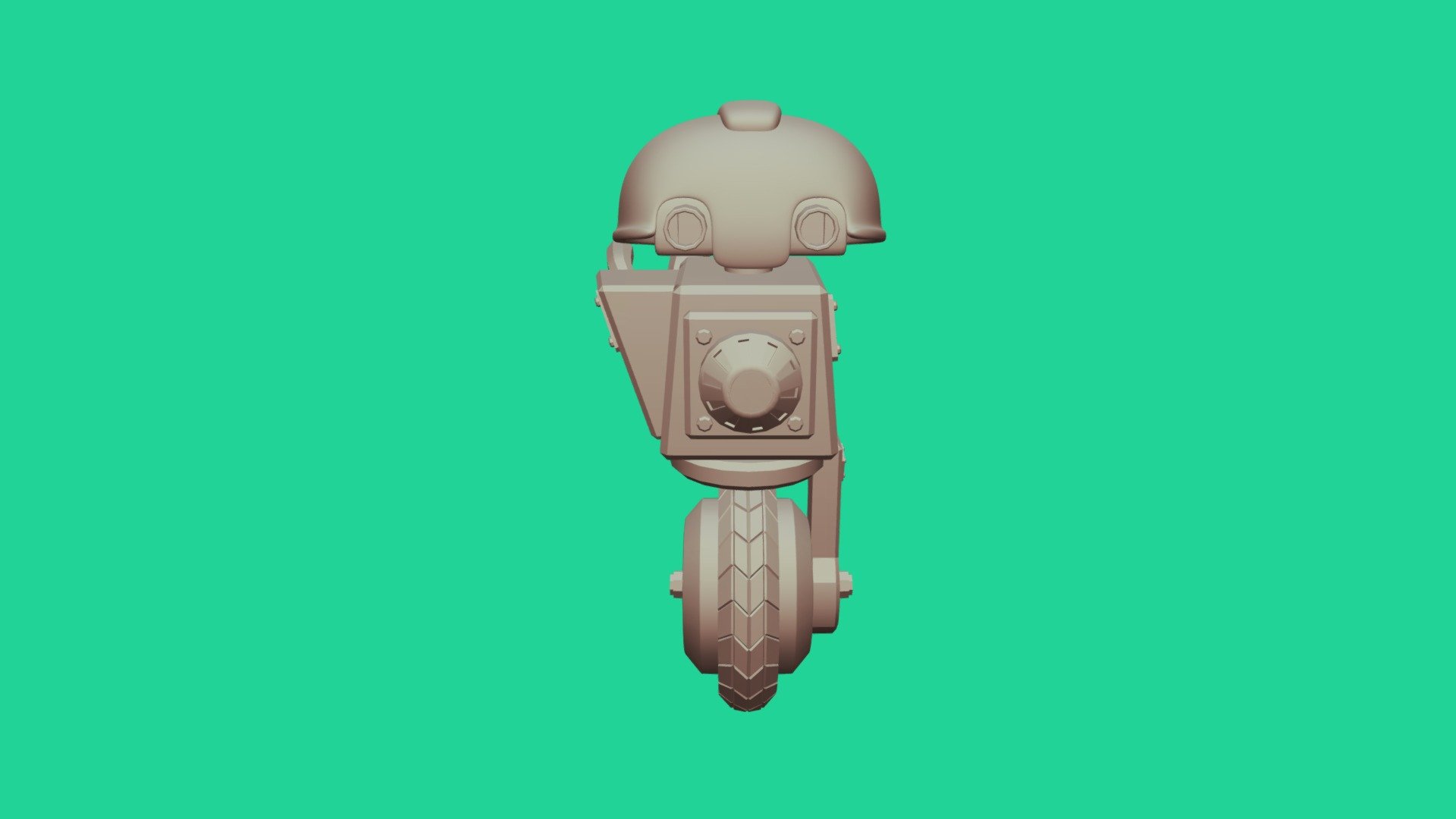Unicycle Robot 3D model by Multullar [5c6dbc6] Sketchfab