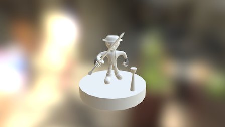 Character Polish of stylized character 3D Model