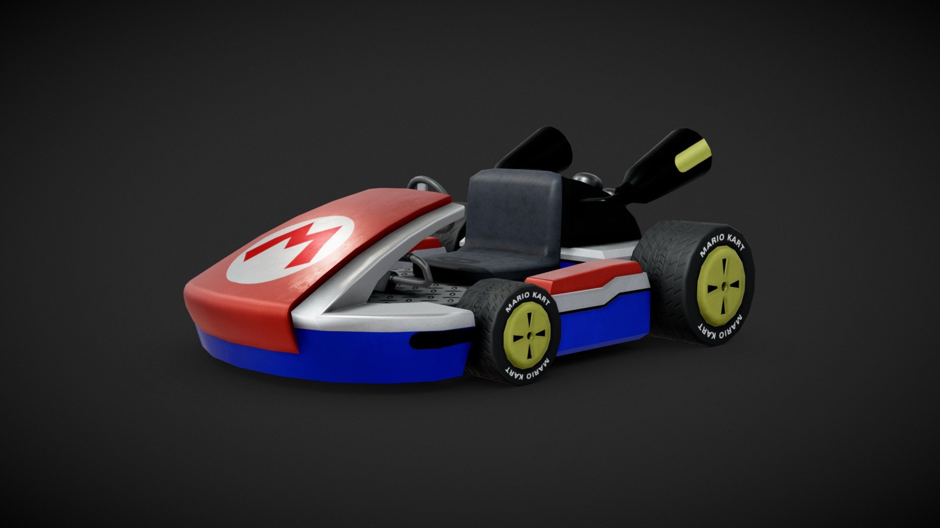 Mario Kart 8 - Standard Kart - 3D model by Jackson Zacca (@Jackson ...
