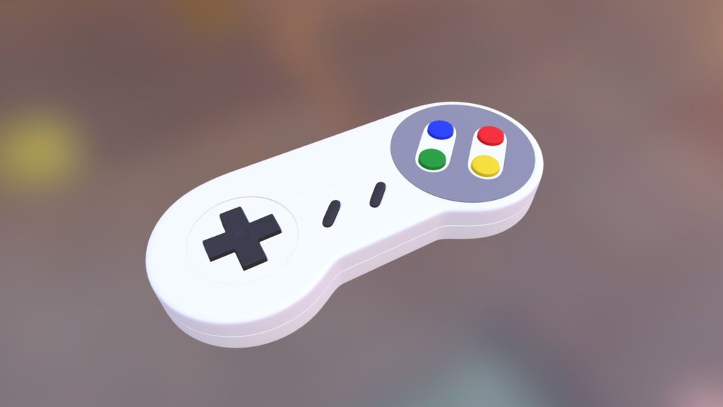 Nintendo Gamepad - Download Free 3D model by Nidal Ghonaim (@Nyawning ...