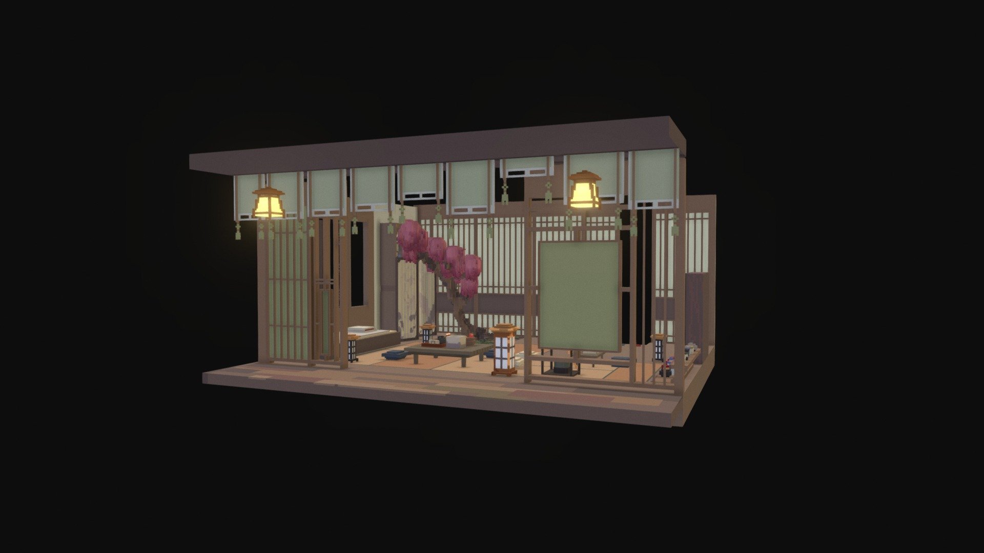 Room_chinees - 3D model by AlickWey [5c6f2a8] - Sketchfab