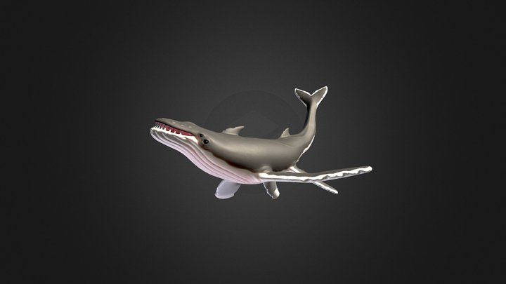 Alien Whale 3D Model
