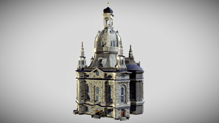 Dresden Frauenkirche 3D Model