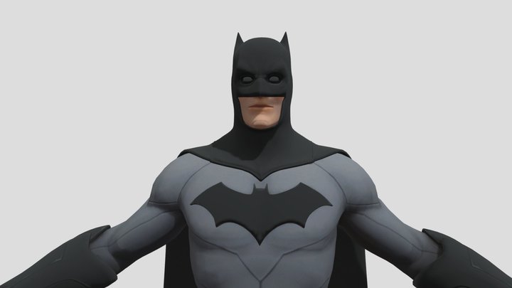 Fortnite Batman (ADVANCED RIG) 3D Model
