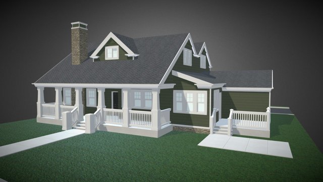 VMH Exterior Model 3D Model