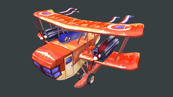 Flying Circus | 1913 Sikorskiy Ilya Muromets 3D Model