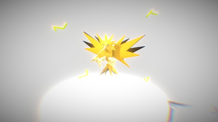 Pokemon : Zapdos 3D Model