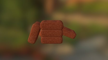 Stack Of Bricks 3D Model