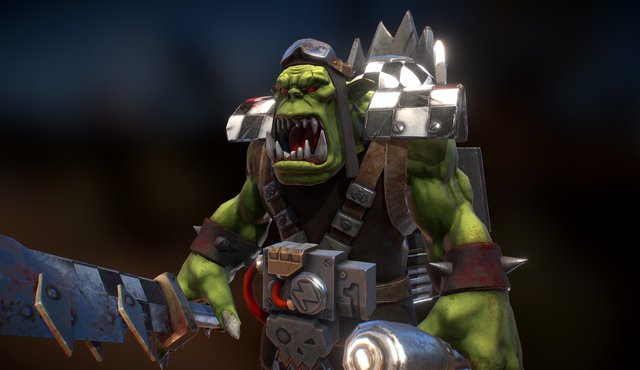 Ork Stormboy 3D Model