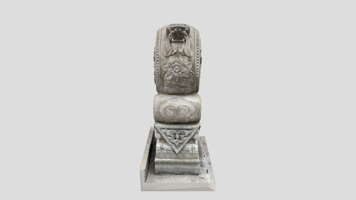 Chinese Decorative Pillar 3D Model