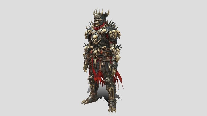 Skullbound Warlord – Modelo 3D gratuito STL