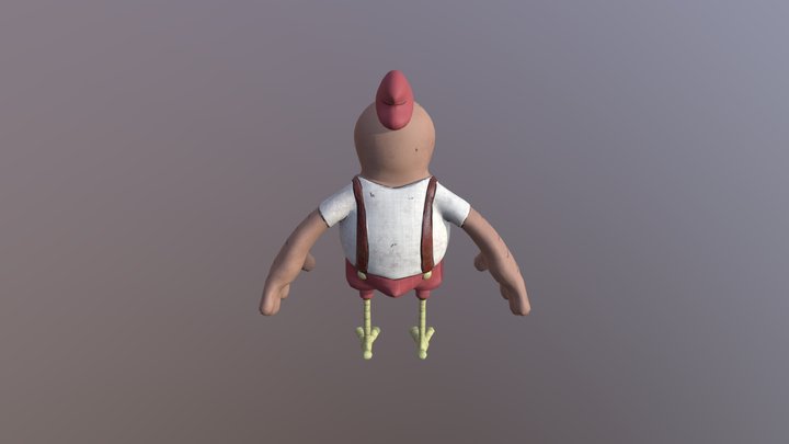 Farmer Chicklon 3D Model