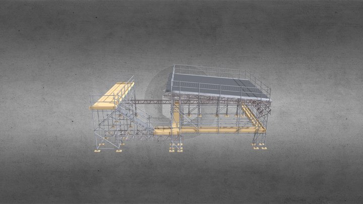Temporary roof 3D Model