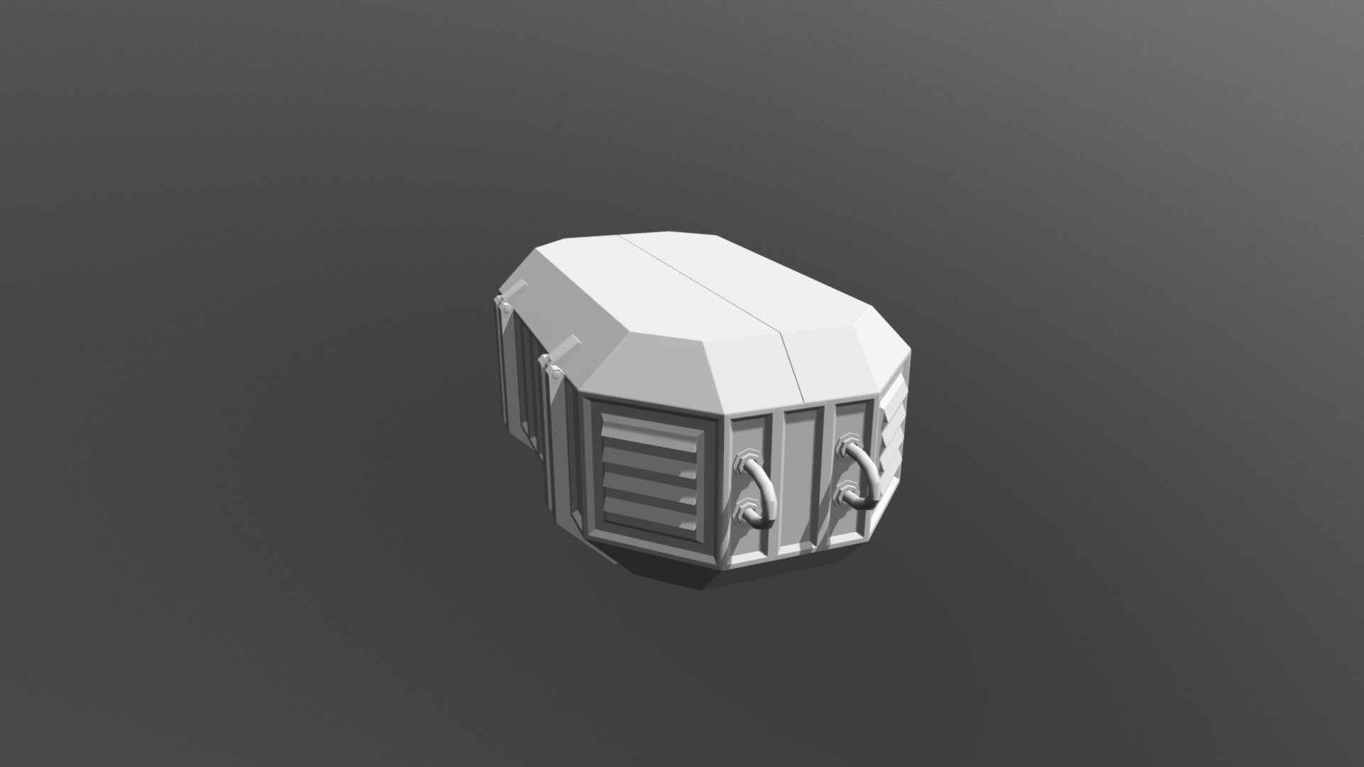 Sci Fi Box (lowpoly)