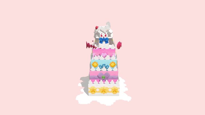 Alcremie Gigantamax cobblemon 3D Model