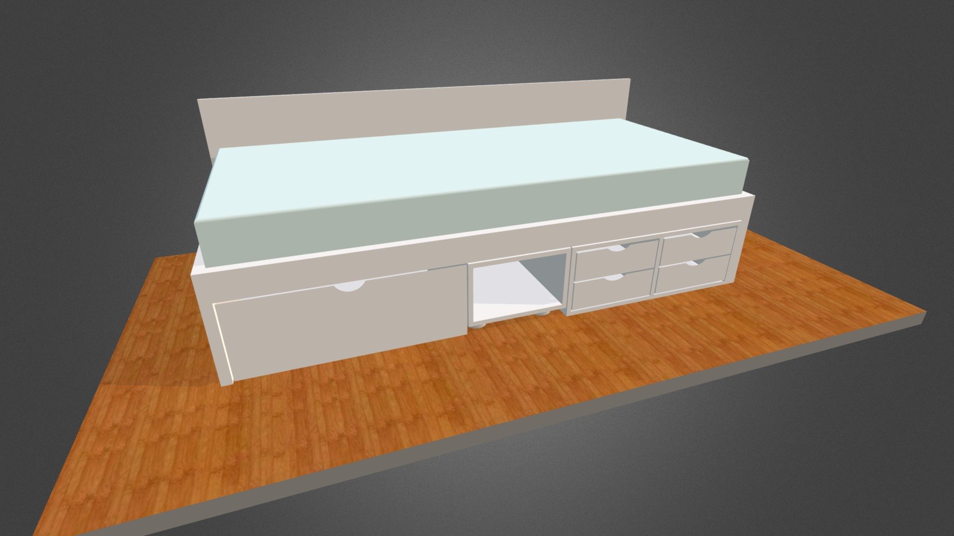 Postel - 3D model by Venceľ (@Vencel) [5c75a56] - Sketchfab