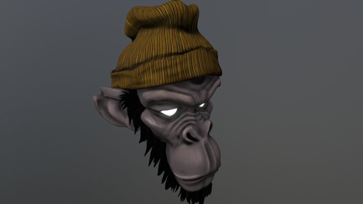 Evil Monkey 3D Model