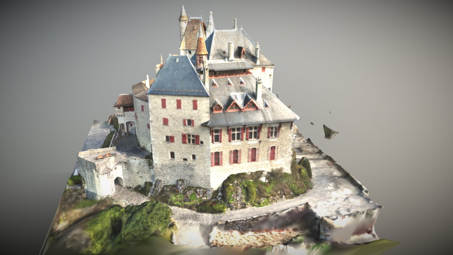 Chateau Menthon Saint Bernard 3d Annecy