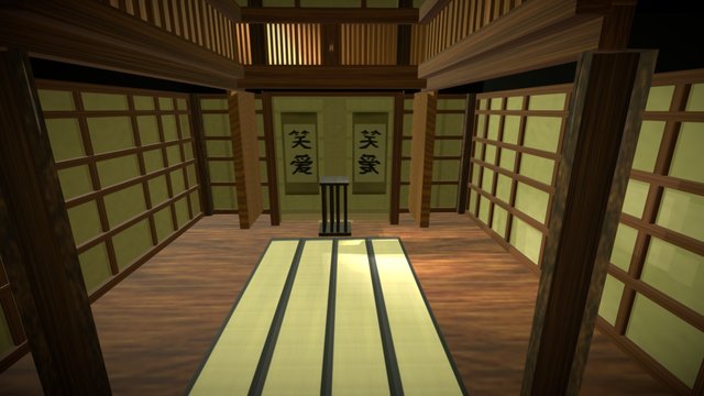 Matrix Dojo Tribute Room 3D Model