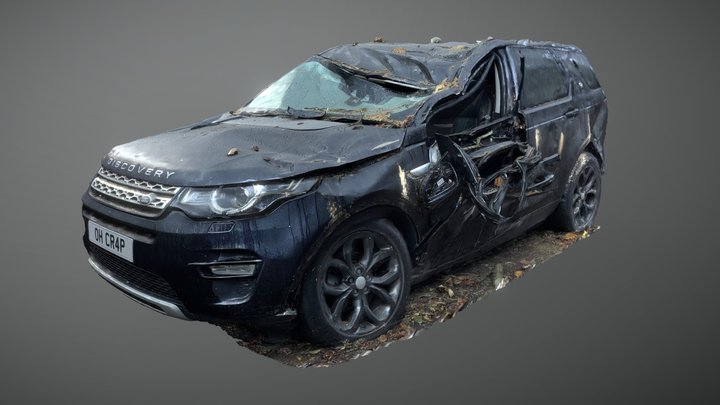 Landrover Discovery Sport (2018) Crushed 3D Model