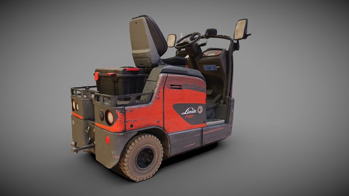 Linde P60 tow tractor – Modello 3D gratuito STL