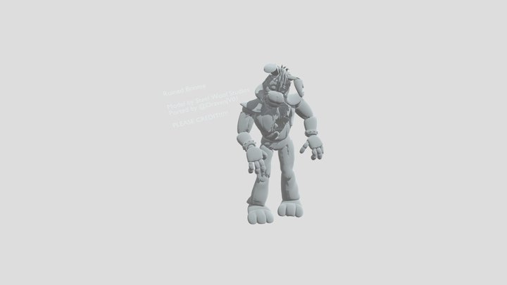 Ruined Bonnie by darvenJV01 3D Model