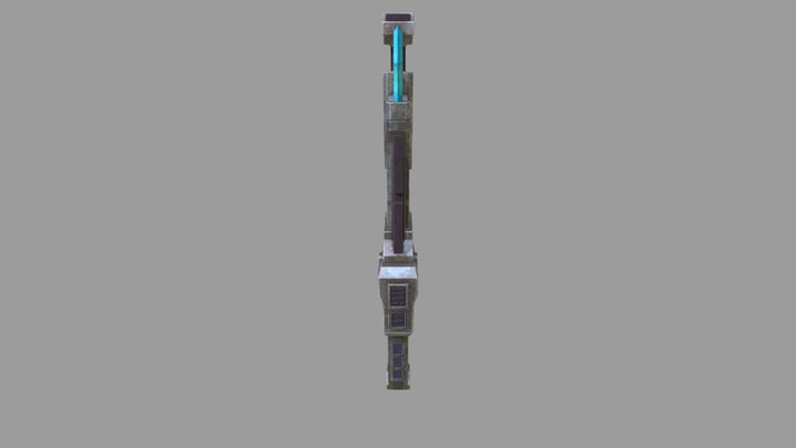 Sci-Fi Greatsword 3D Model