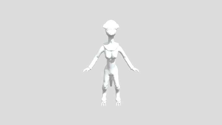 девушка динару 3D Model