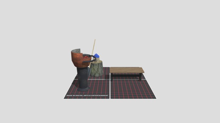 DAE 5 Finished props - Forest Loner 3D Model