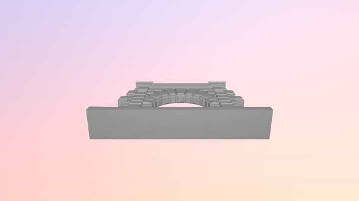 Puerta del palacio de Betxí 3D Model