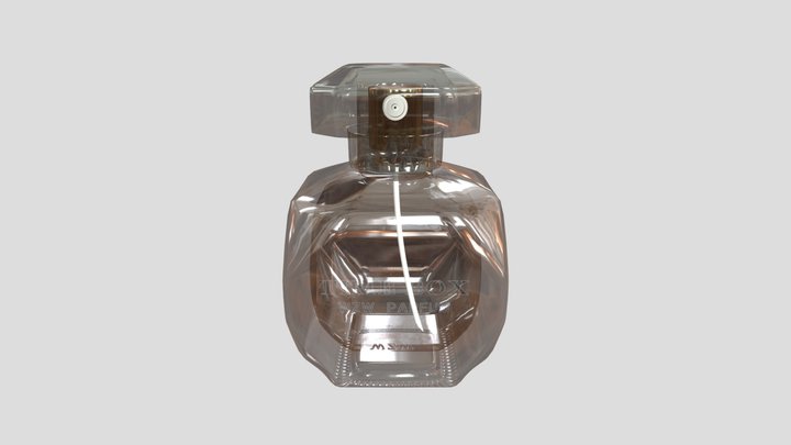 Perfume  Bottle Time Box 3D Model