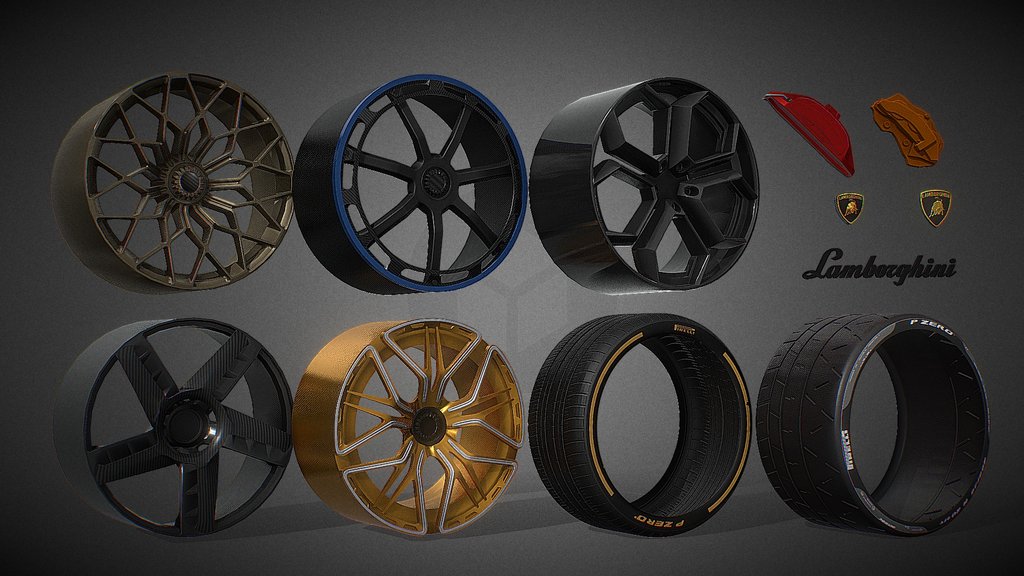 ( FREE ) Wheel pack Lamborghini SDC