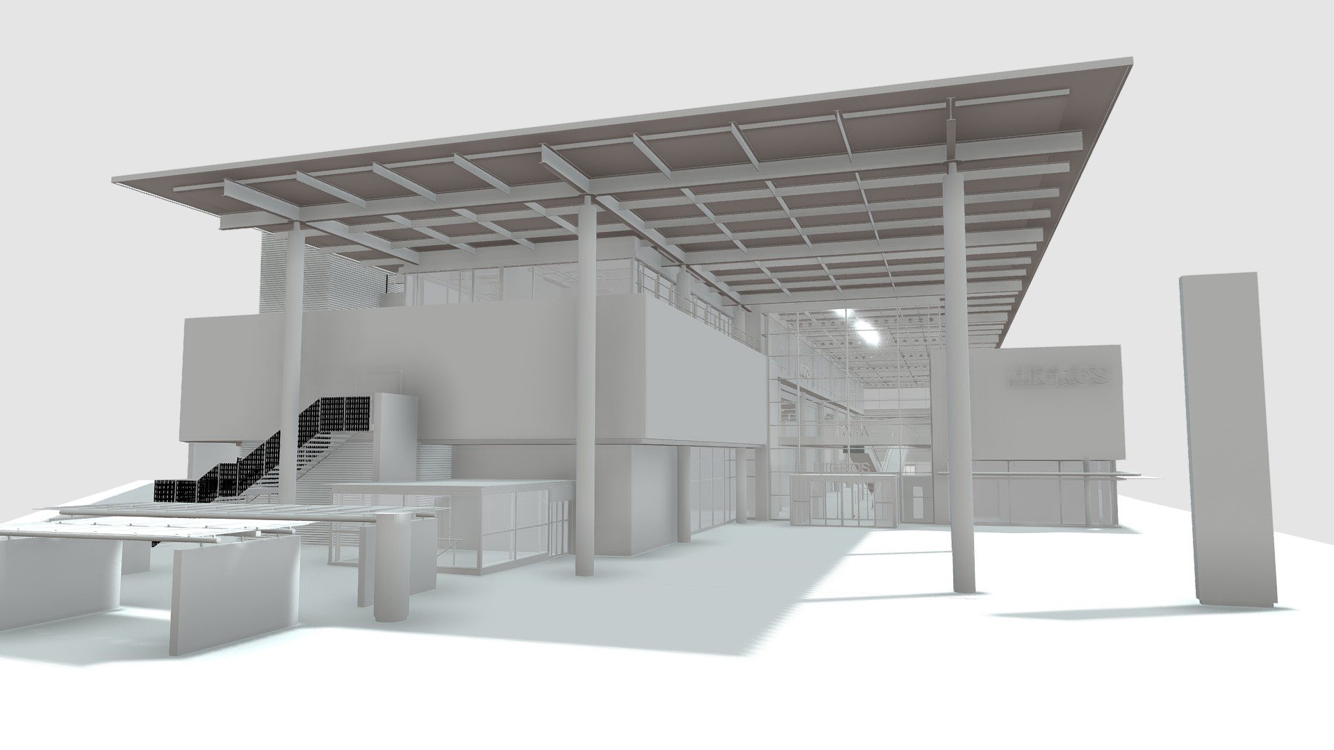 Interlaken BE, Migros «Rugenpark» — Sketchfab embed 3D viewer