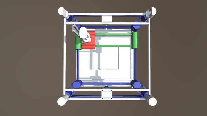 3DP- Framework Hybrid-V2-03 3D Model