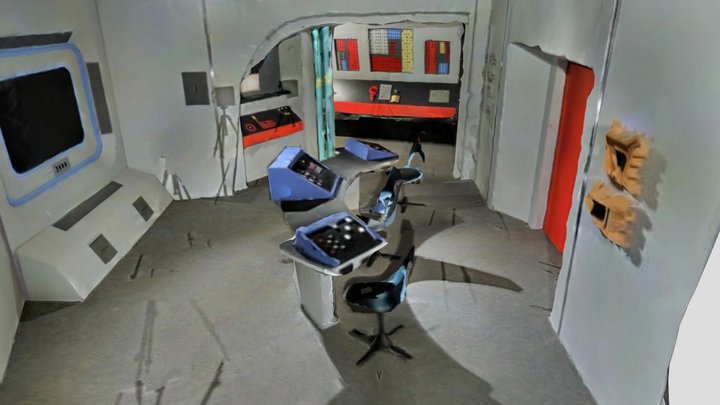 Star Trek - Enterprise Auxiliary Control 3D Model