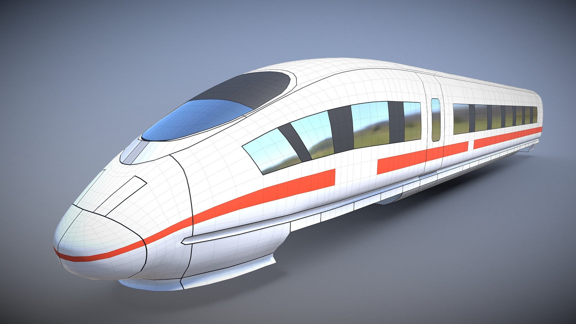 ICE 3 Train (WIP-1) - 3D model by VIS-All-3D (@VIS-All) [5c7d752 ...