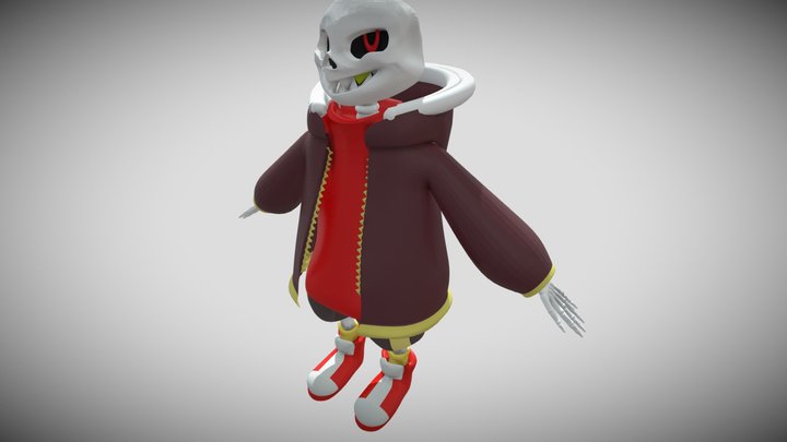 Undertale Sans Fight - 3D model by Ucha (@Ucha) [98eb175]