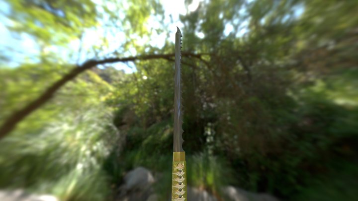 Katana Sword Design FINAL 3D Model