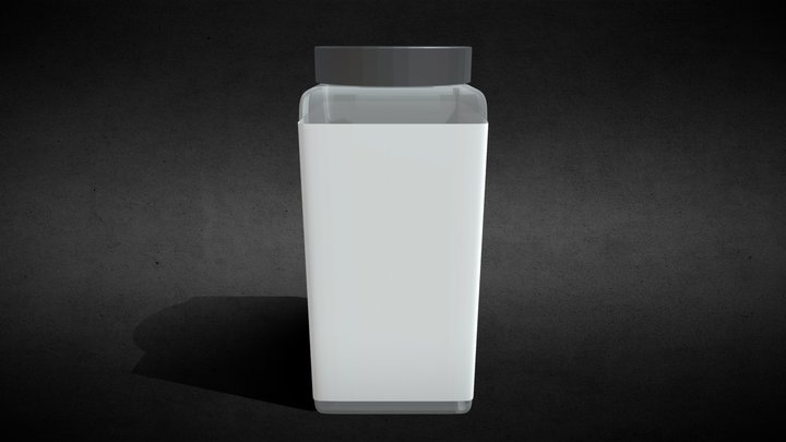 3D Sketchbook 9 - [square Bottle] 3D Model