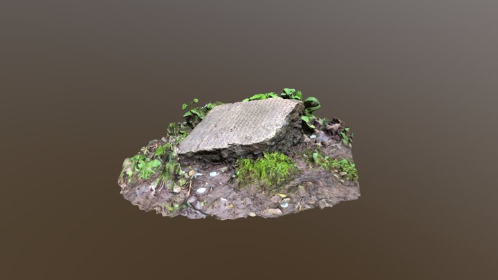 Concrete Block 3D Model