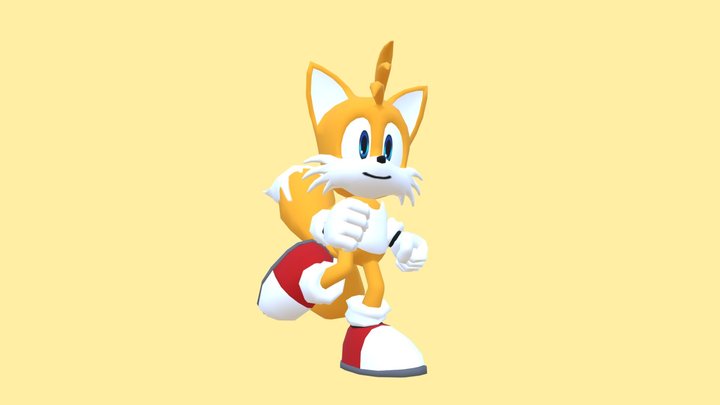 ANIMATIONS Tails - Sonic Runners Adventure 3D Model