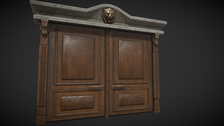 Door Wooden - 13MB – Modelo 3D gratuito STL