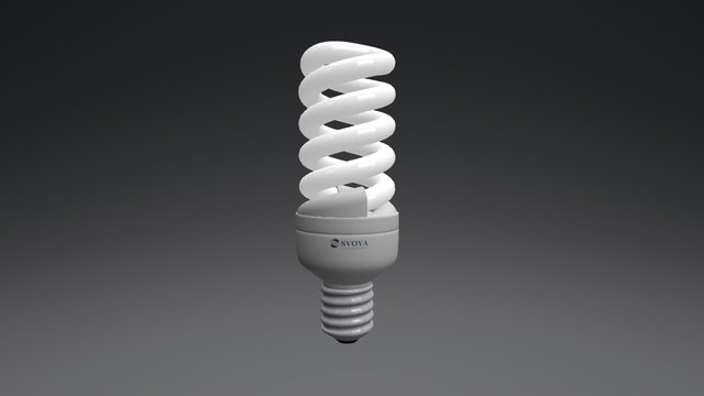 Spiral Lamp 3D Model