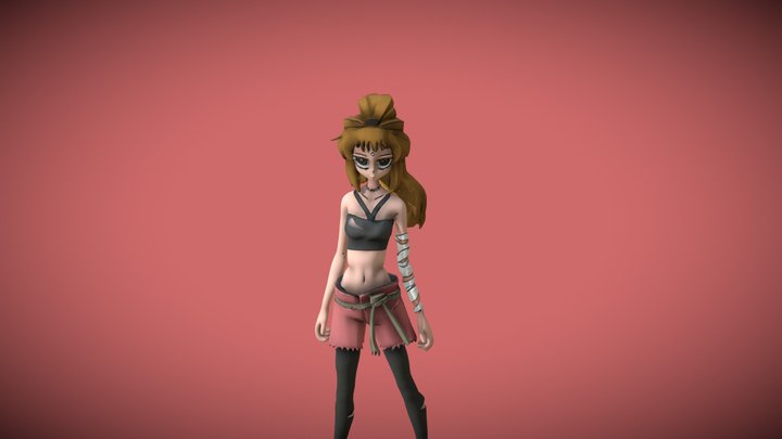 Anime Girl 3d Model 3D Model