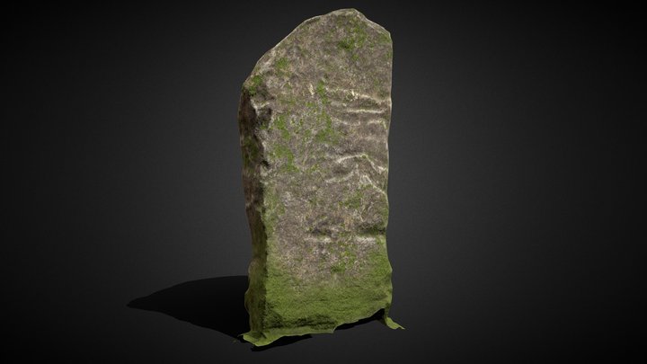 Rock Monolith 004b 3D Model