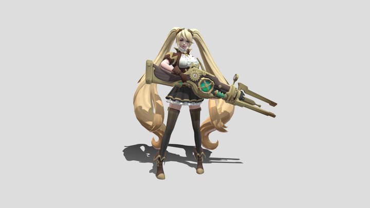 Layla (Energy Gunner) Version 201x 3D Model