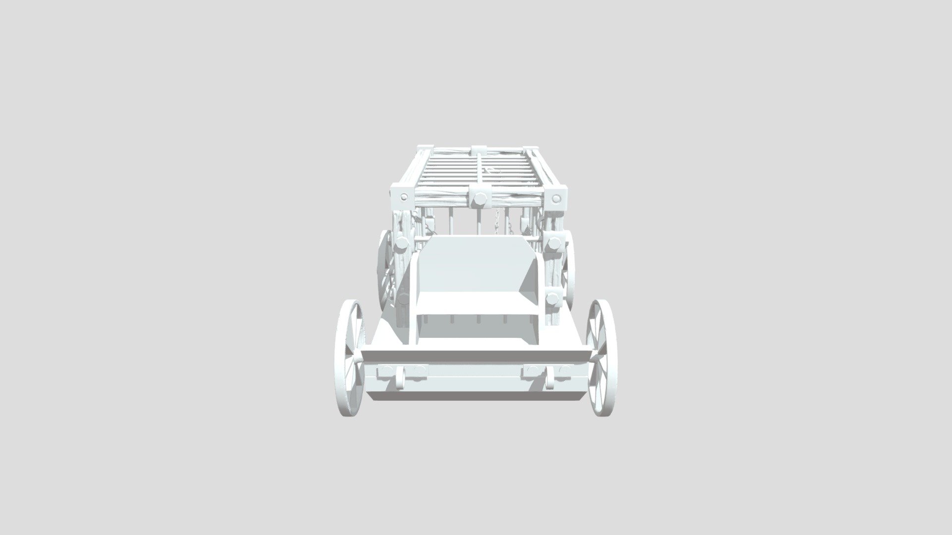 Medieval Prison Wagon