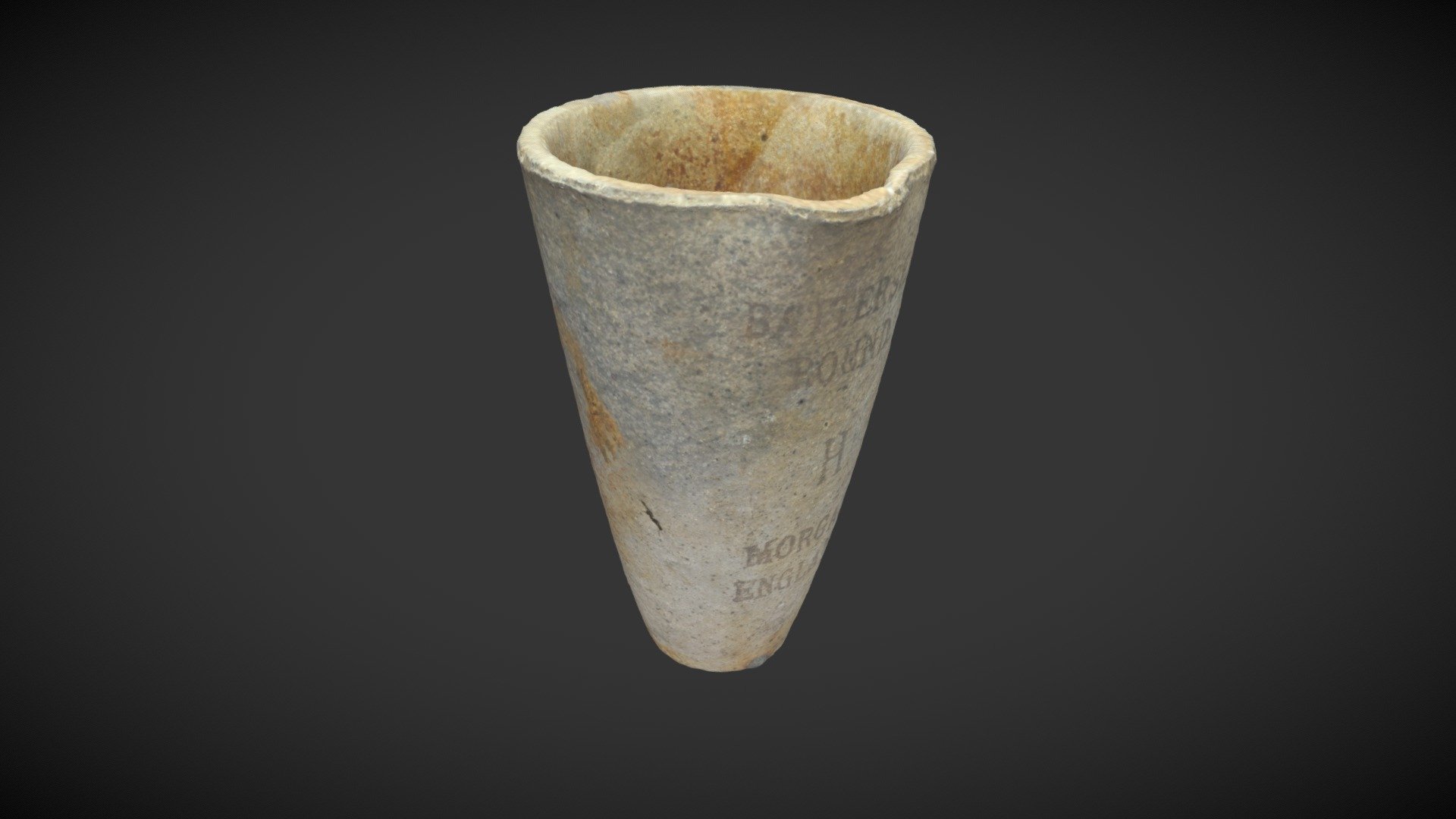 Stoneware Crucible 3D model by Museums of History NSW [5c83e67