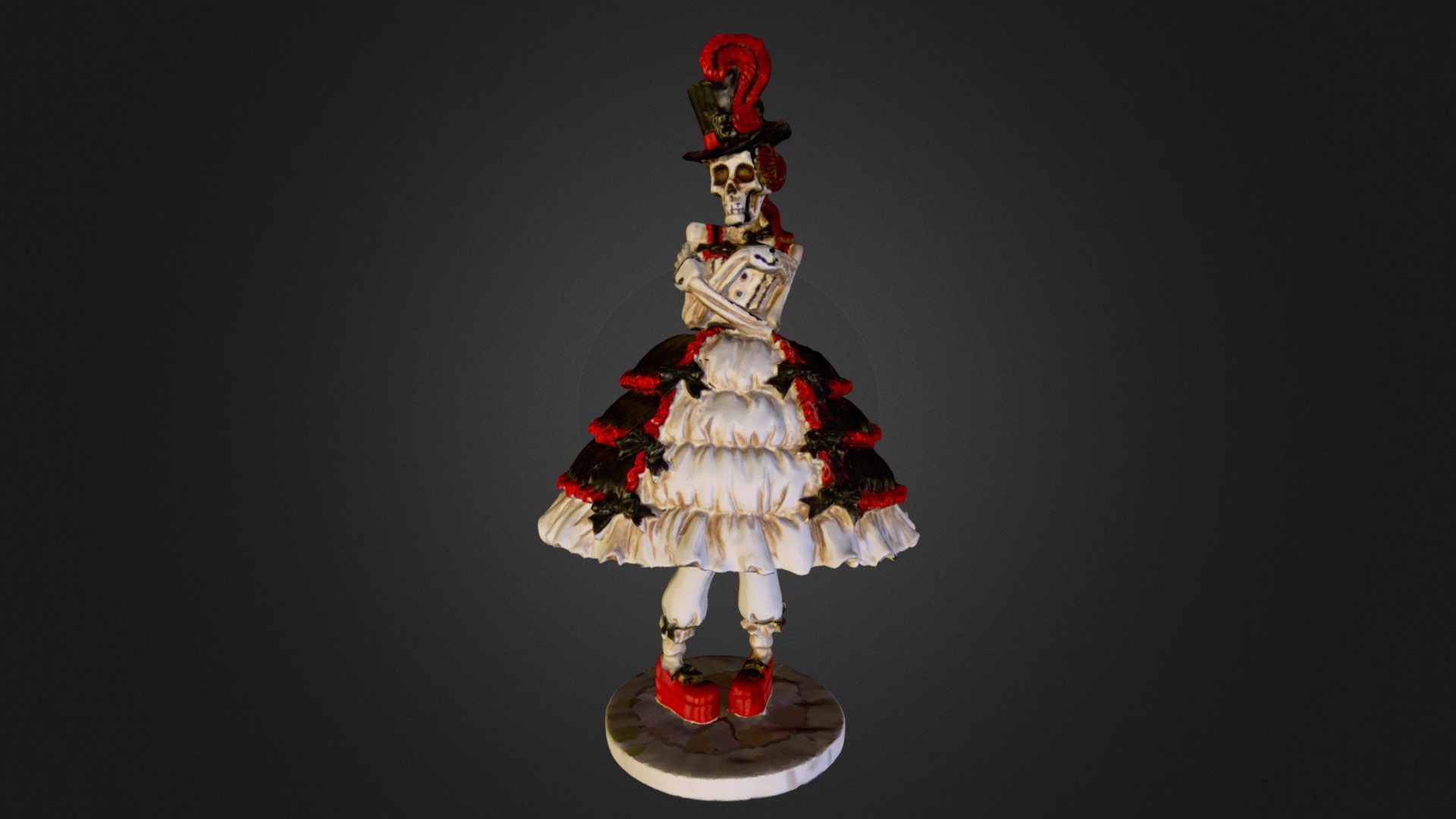 Bring in the month with Lady Skeleton #3DST19 - 3D model by Owl Creek ...